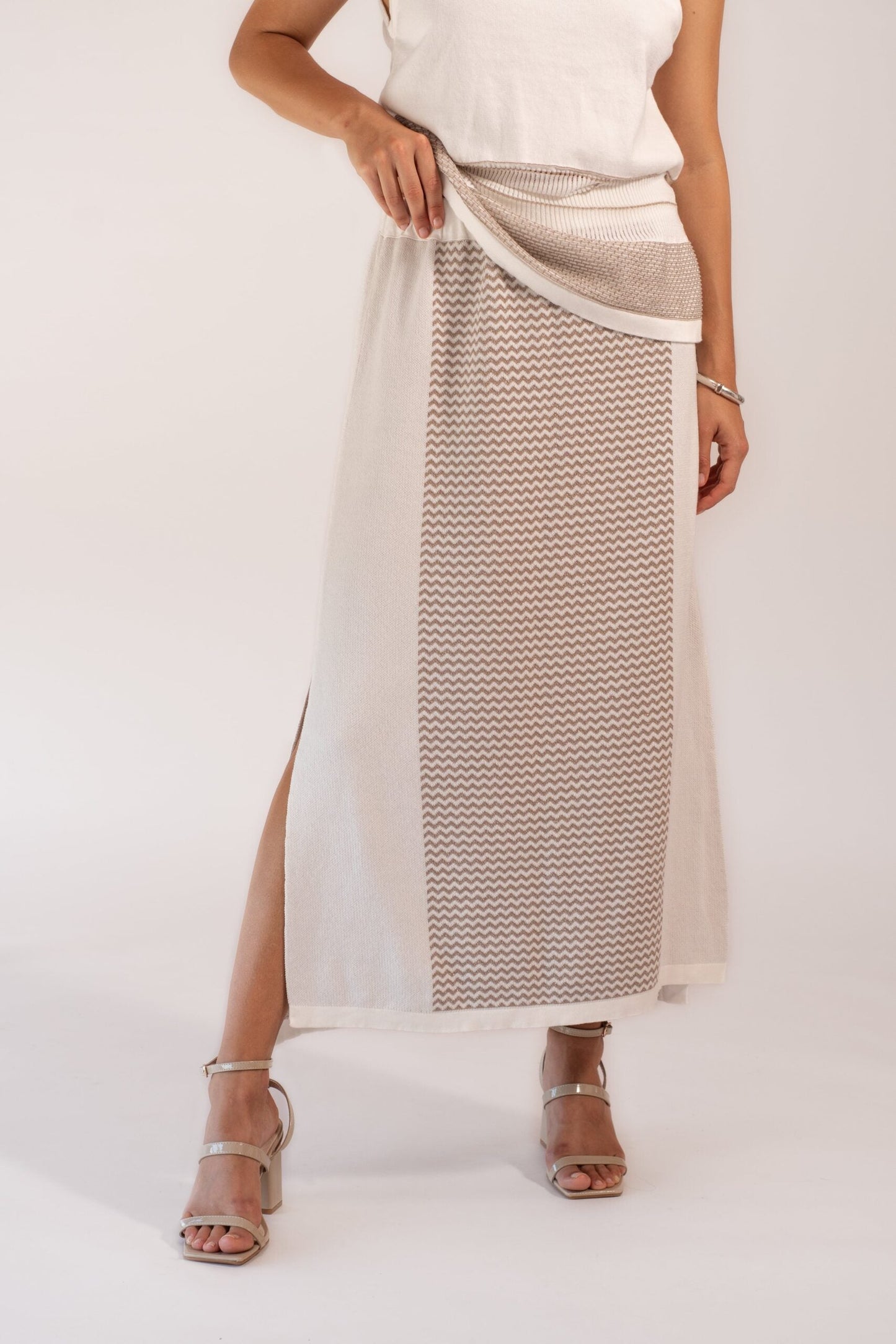Waves Long Skirt