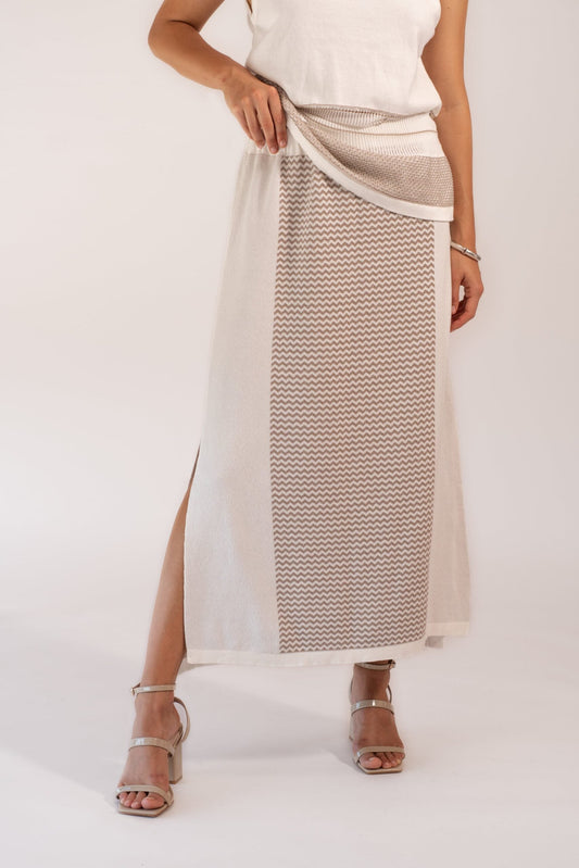 Waves Long Skirt