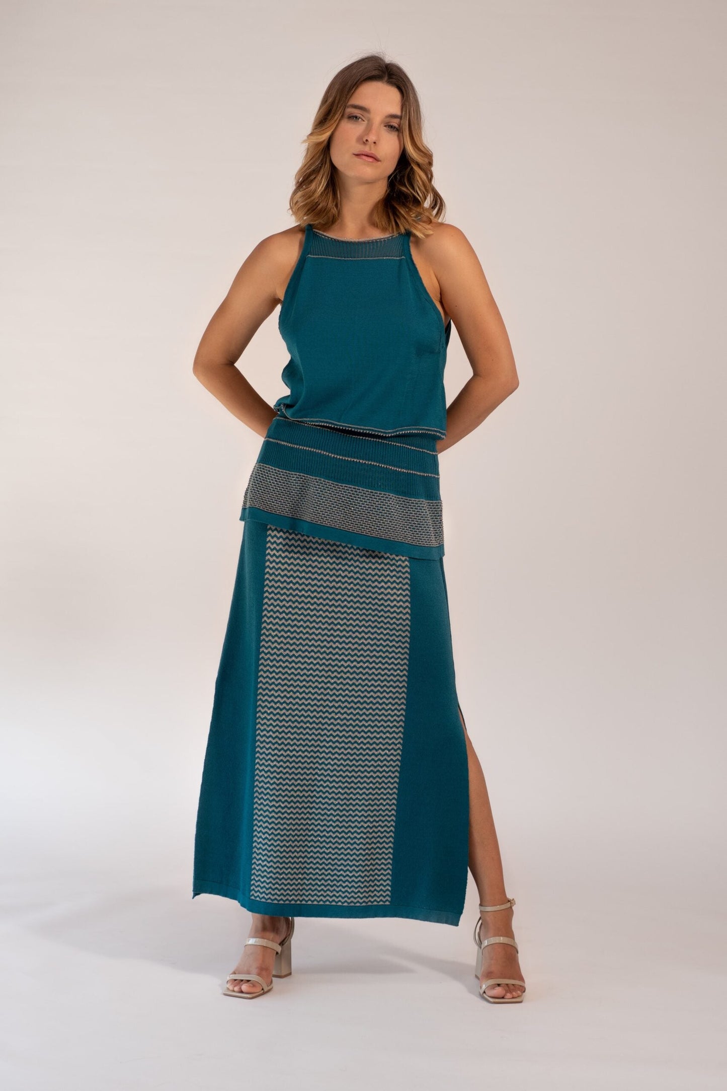 Waves Long Skirt