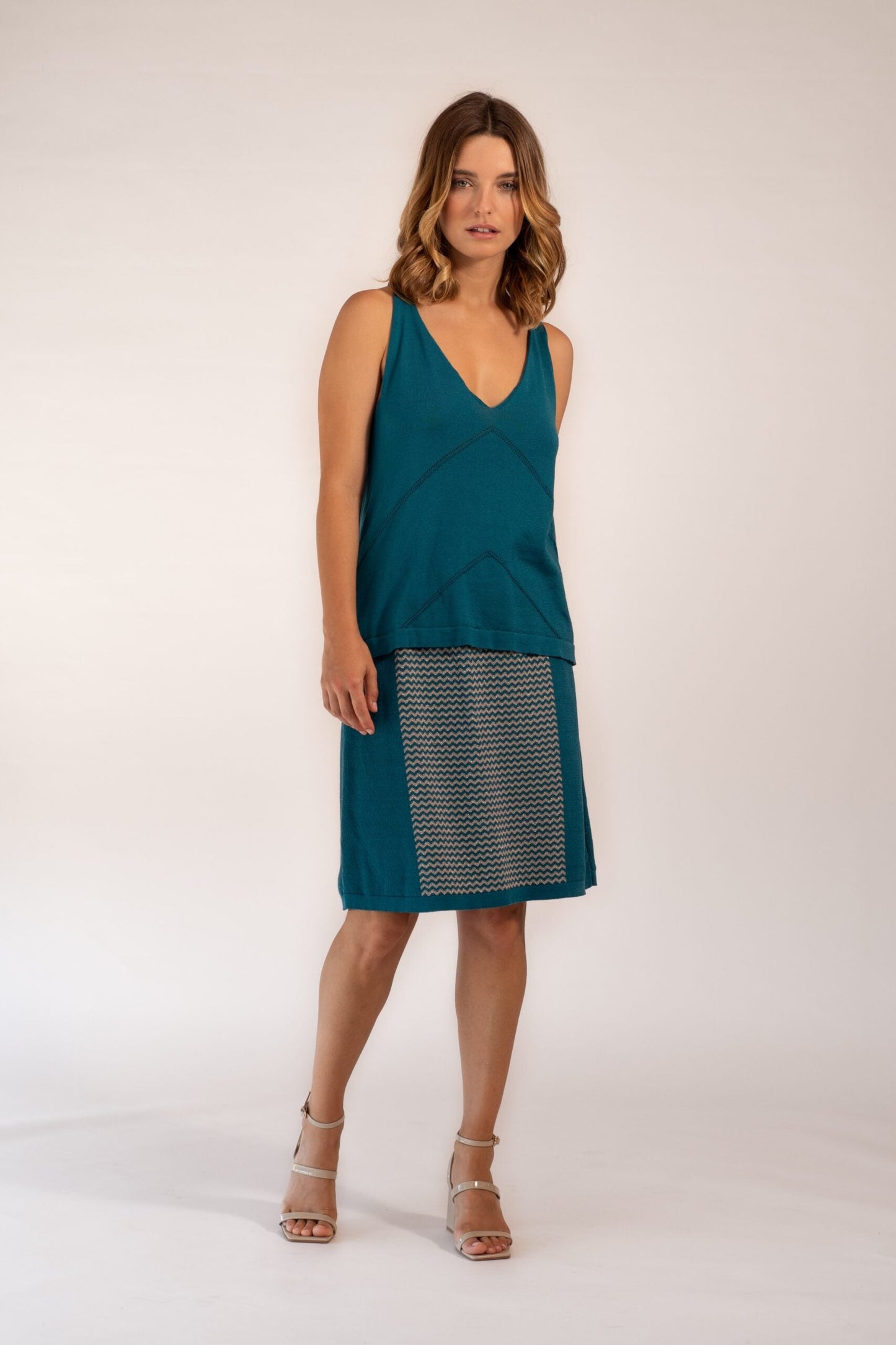 Waves Short Skirt