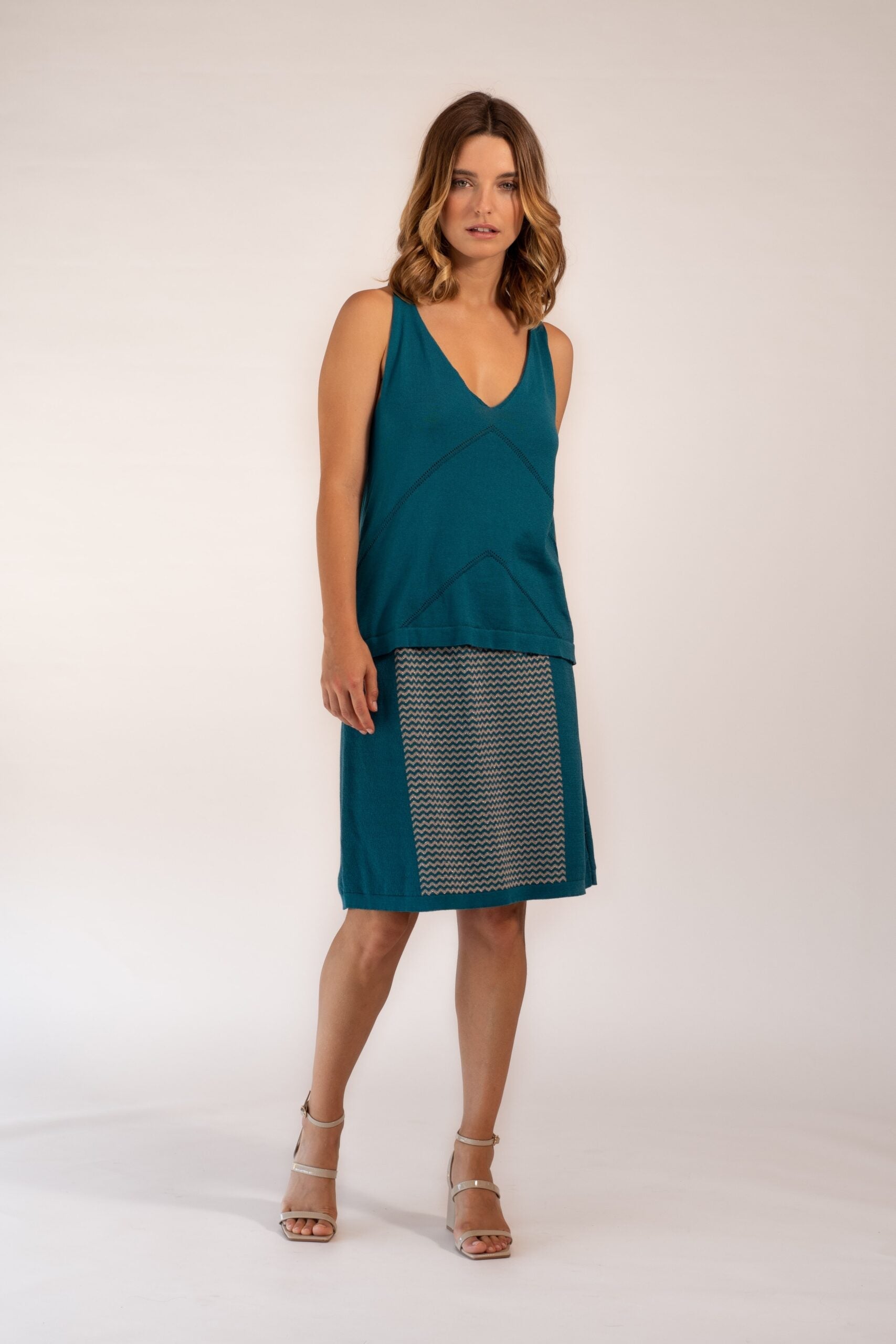 Waves Short Skirt
